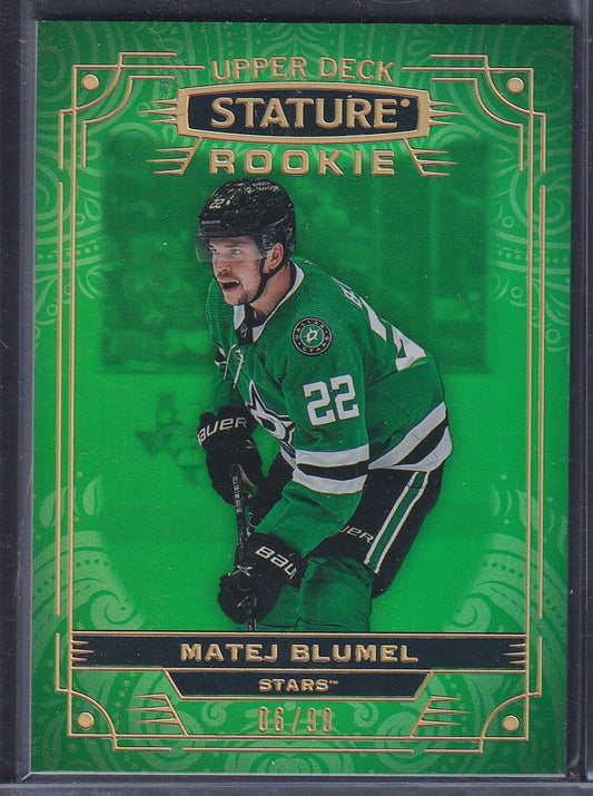 MATEJ BLUMEL - 2022 Upper Deck Stature Rookie #113, /99