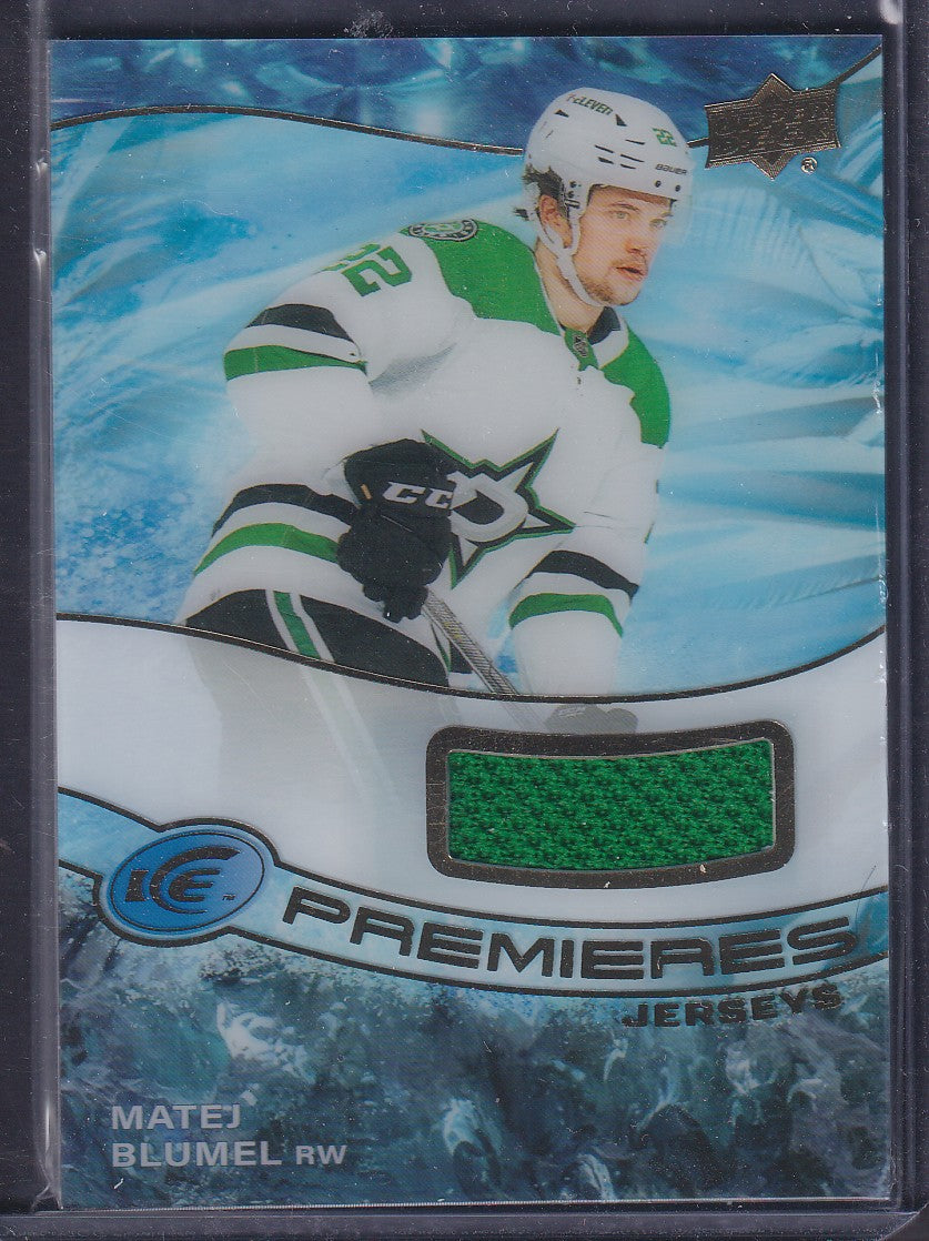 MATEJ BLUMEL - 2022 Upper Deck Ice Premieres Jerseys #IPA-MJ