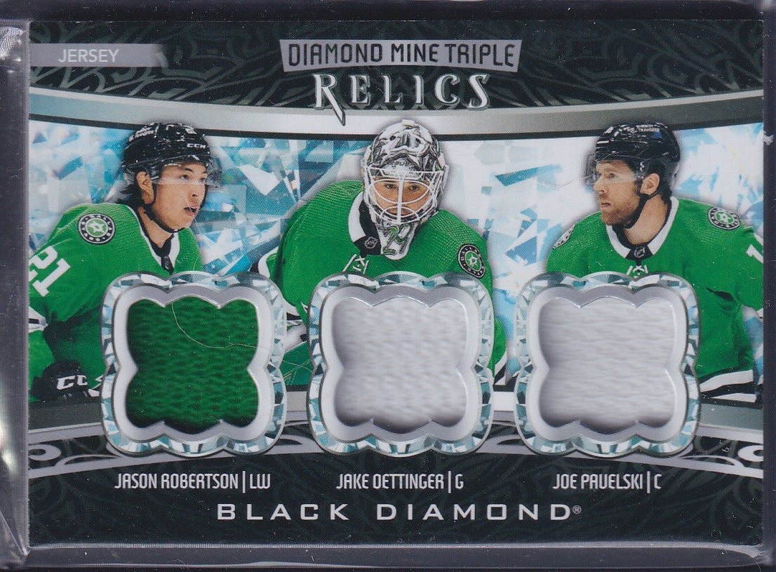 ROBERTSON / OETTINGER / PAVELSKI - 2022 Black Diamond Mine Triple Relics Patches