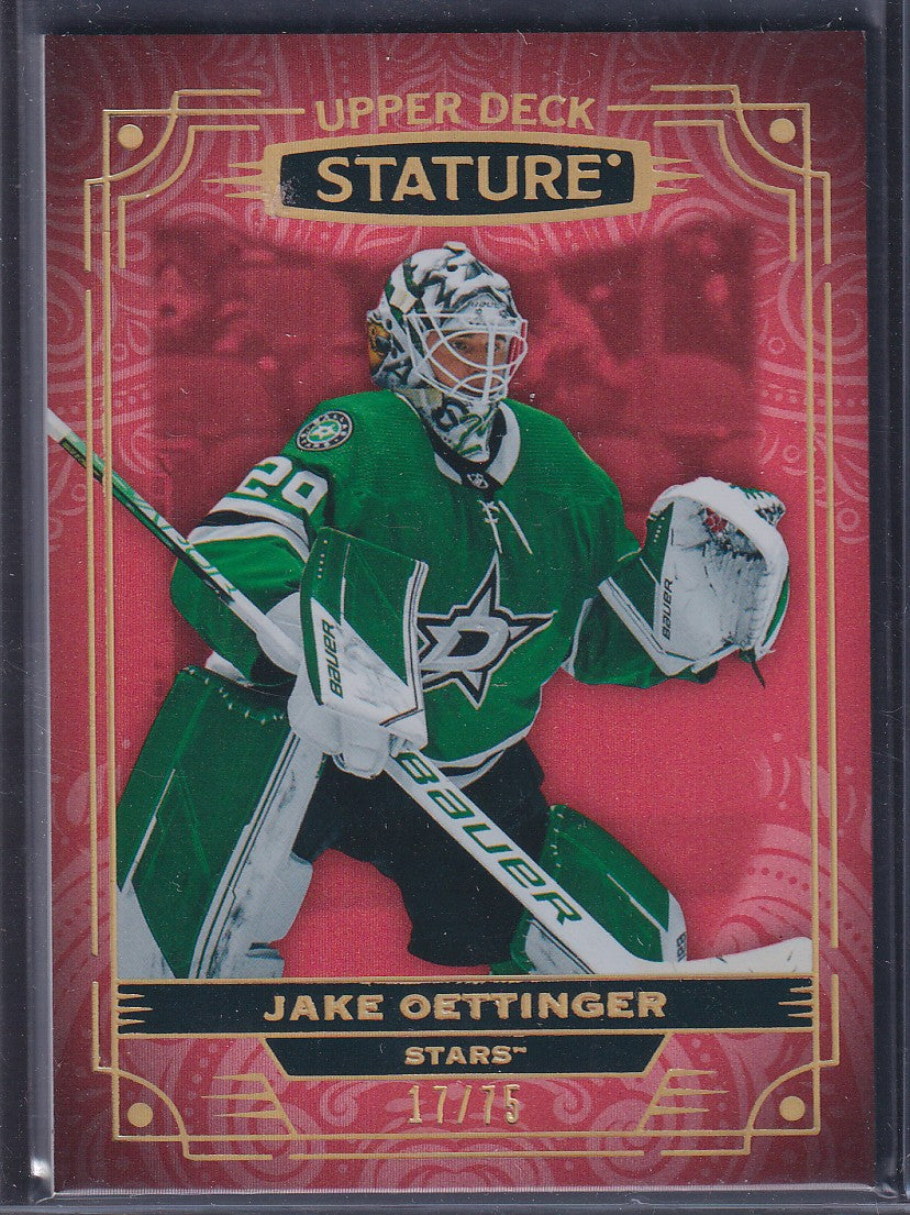 JAKE OETTINGER - 2022 Upper Deck Stature #30, /75