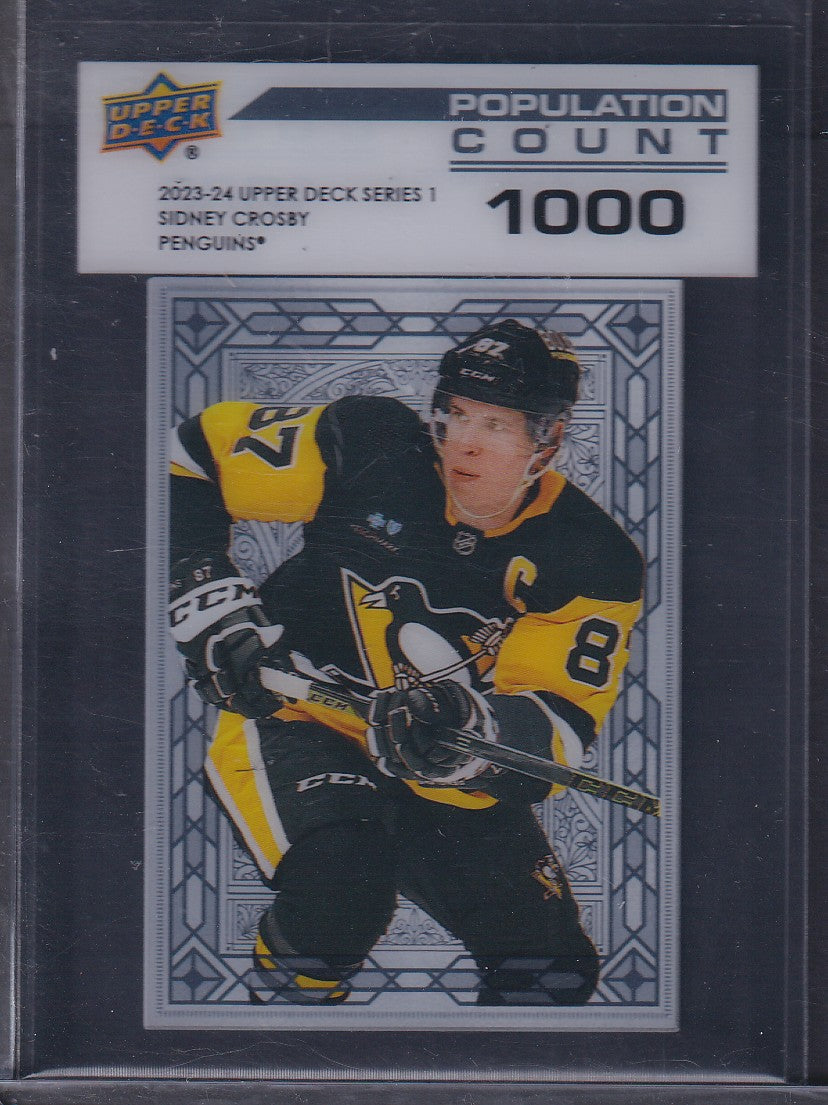SIDNEY CROSBY - 2023 Upper Deck Population Count 1000 #PC-12