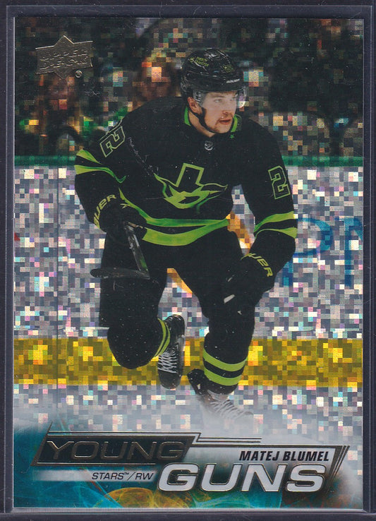 MATEJ BLUMEL - 2022 Upper Deck Young Guns SPECKLED RAINBOW #704