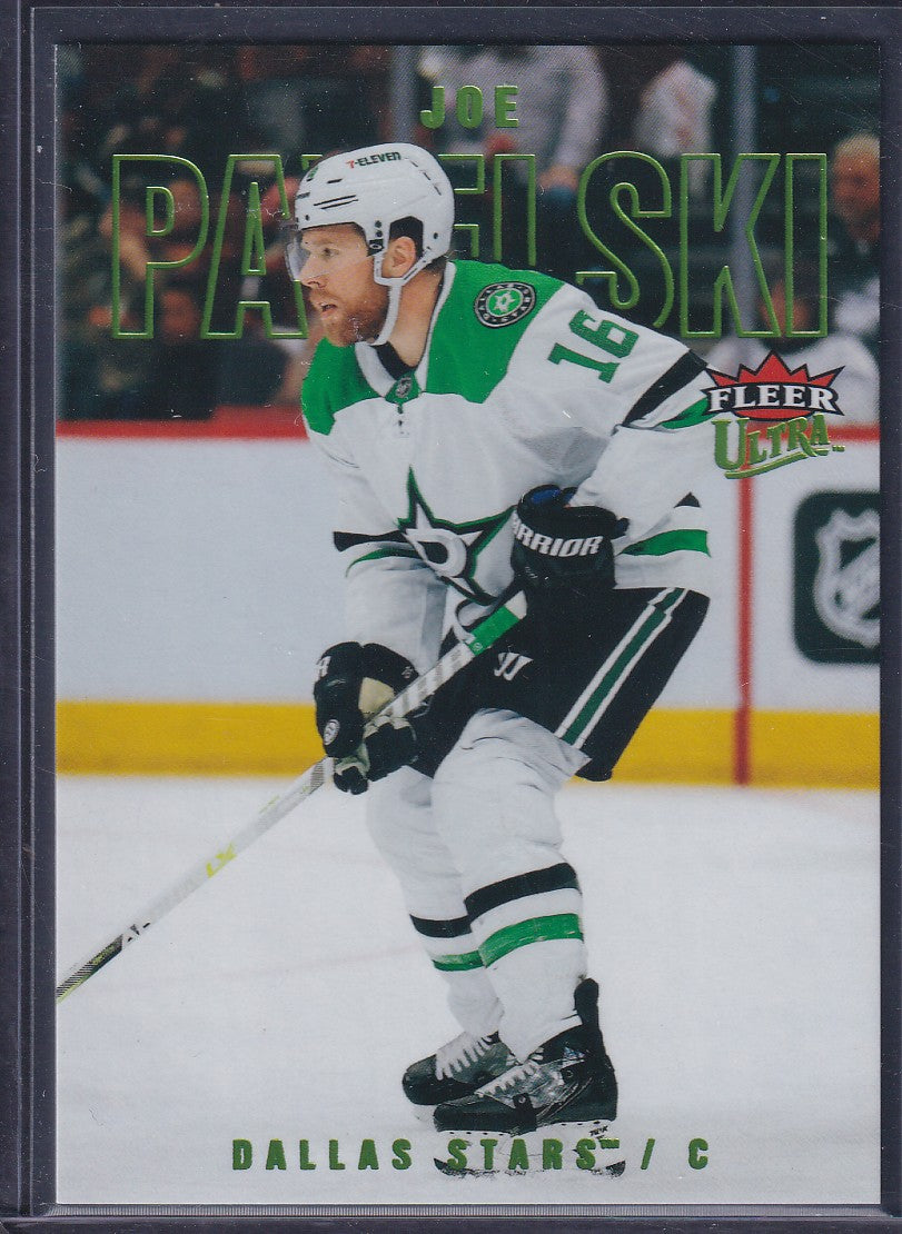 JOE PAVELSKI - 2021 Fleer Ultra Hockey GREEN FOIL #96, /25