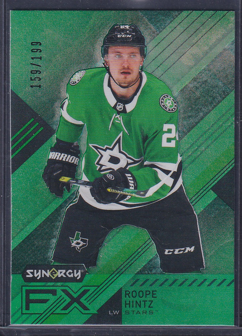ROOPE HINTZ - 2021 Upper Deck Synergy FX GREEN #FX-RH, /199