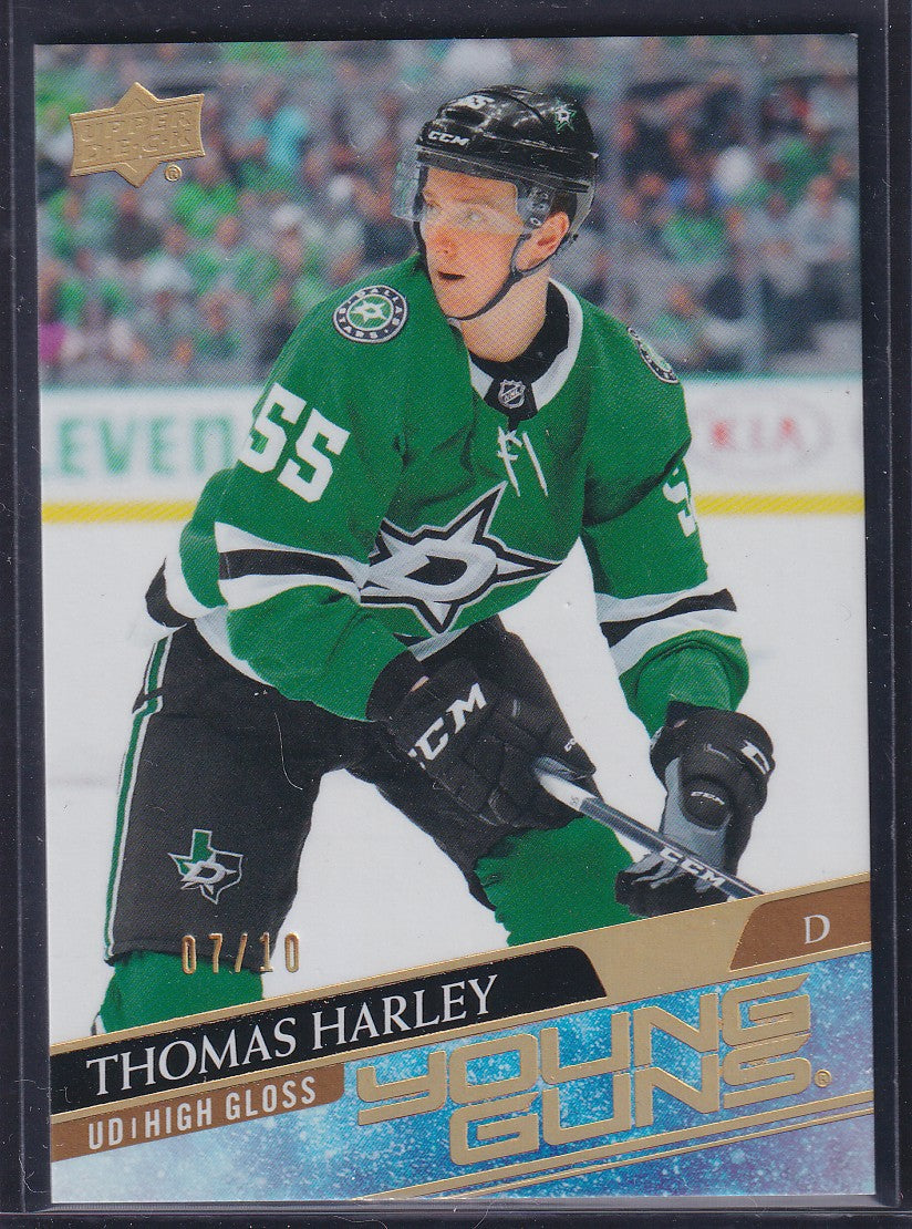 THOMAS HARLEY - 2020 Upper Deck Young Guns HIGH GLOSS #227, /10