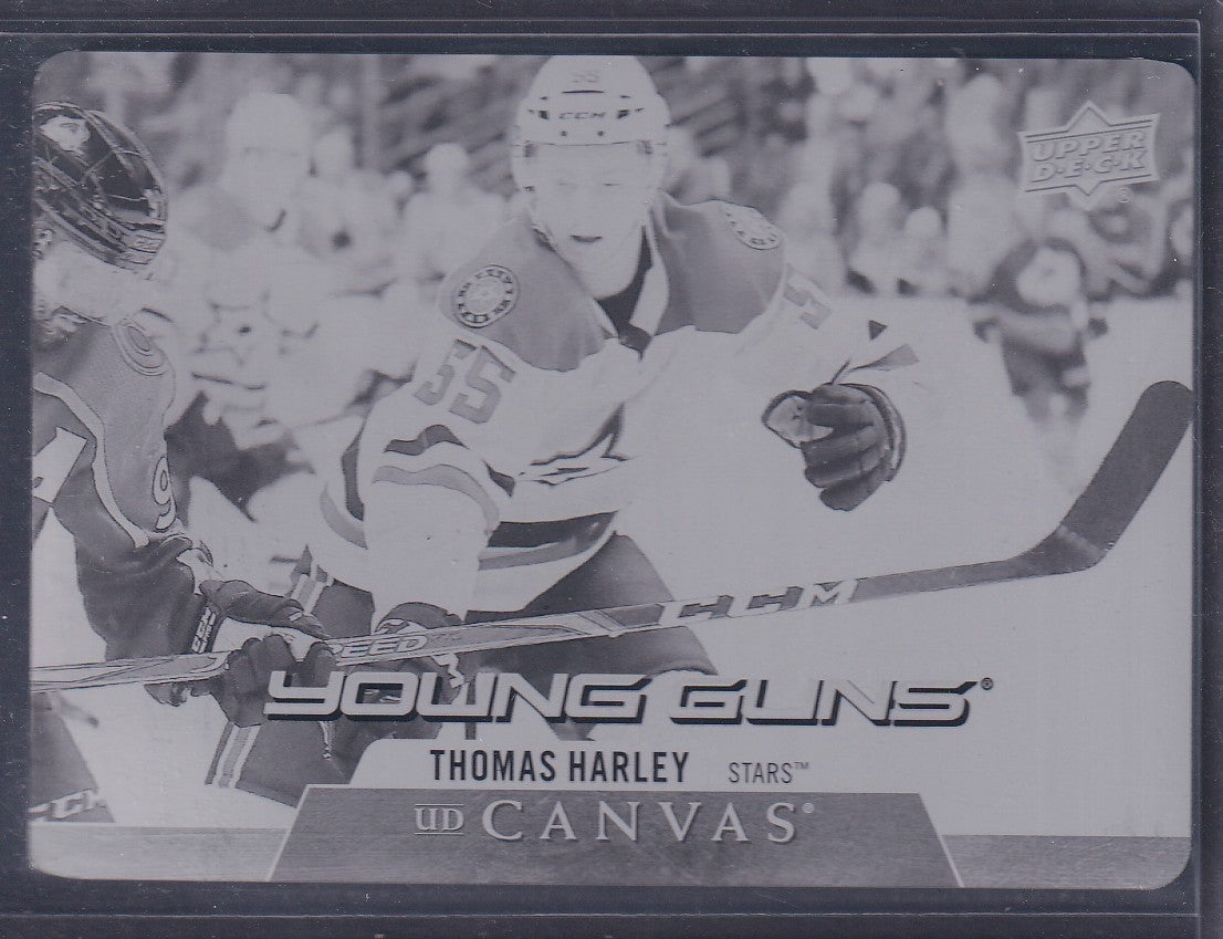 THOMAS HARLEY - 2020 Upper Deck Young Guns Canvas PLATE #C119, 1/1