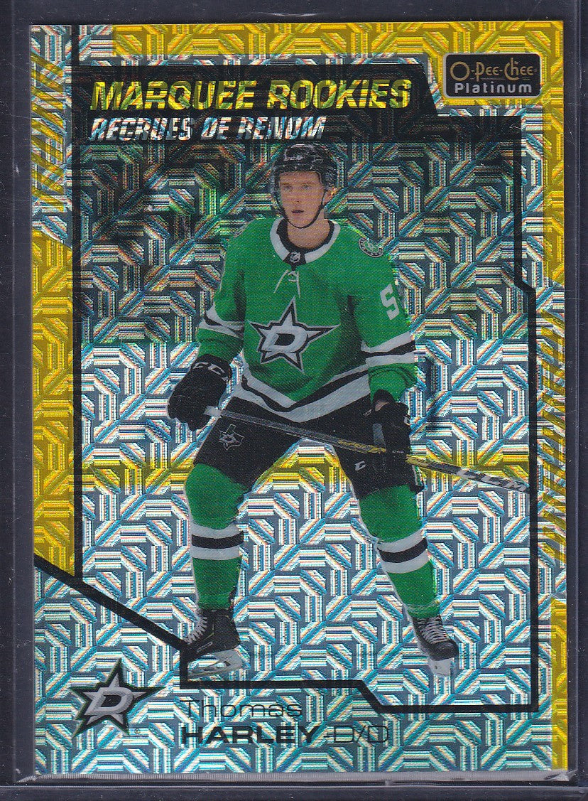 THOMAS HARLEY - 2020 O-Pee-Chee Platinum Marquee Rookies YELLOW TRAXX #157, /249