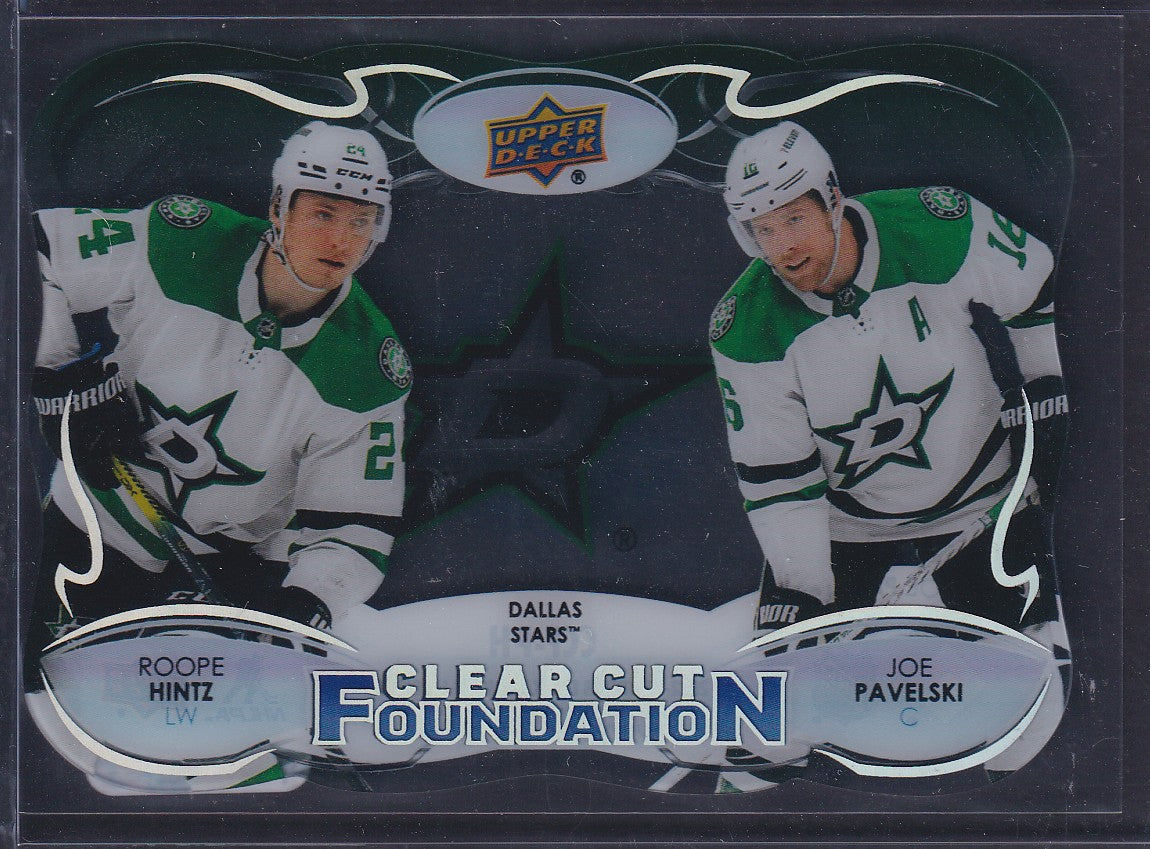 HINTZ / PAVELSKI - 2022 Upper Deck Clear Cut Foundations #CCF-PH