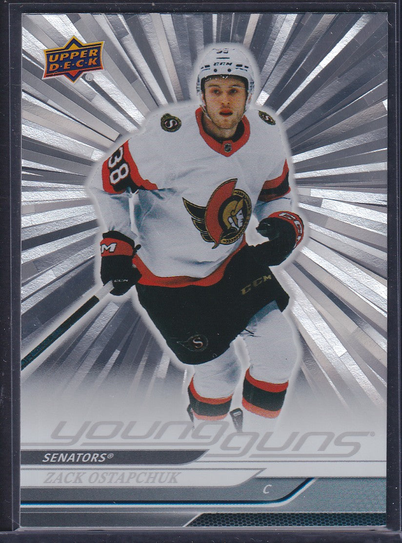 ZACK OSTAPCHUK - 2024 Upper Deck Young Guns SILVER OUTBURST #209