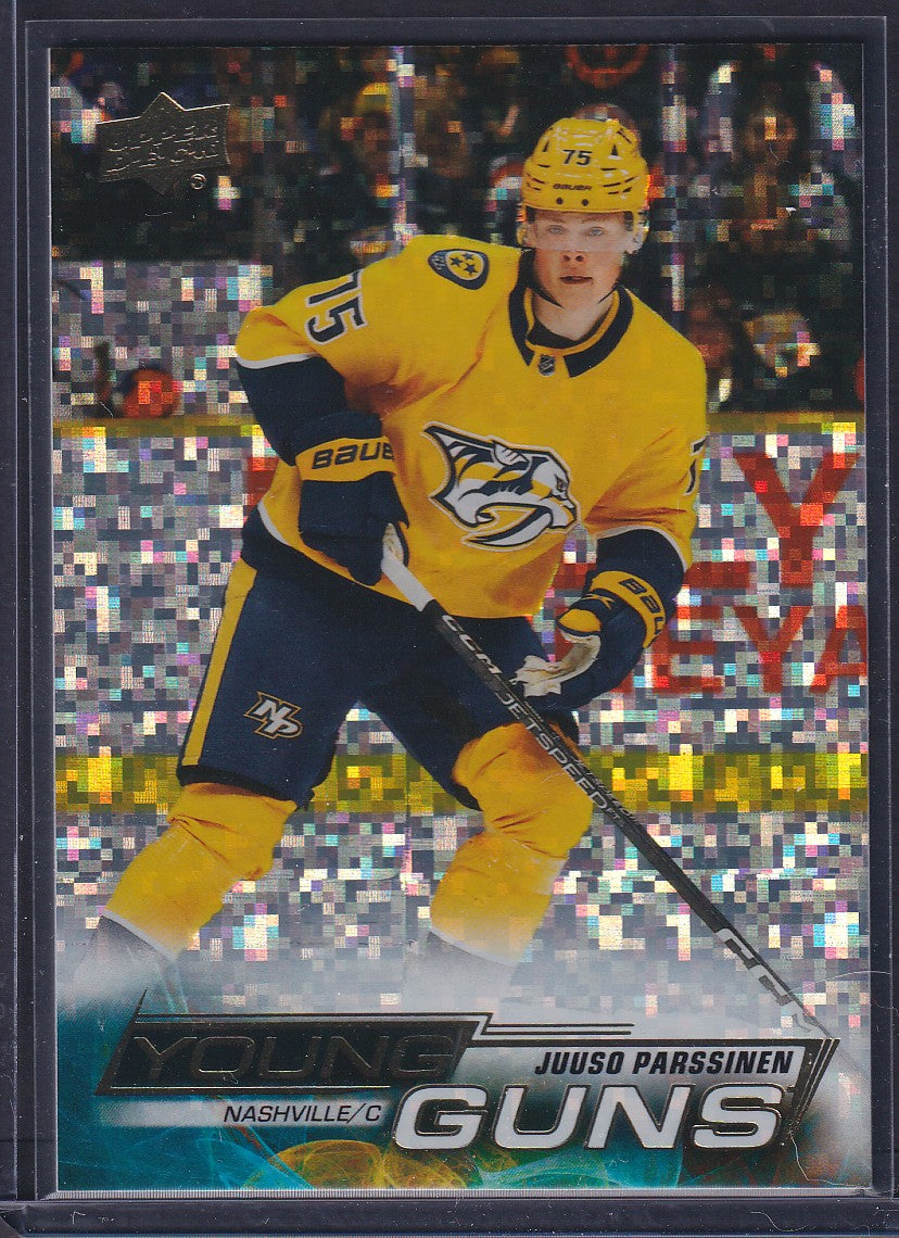JUUSO PARSSINEN - 2022 Upper Deck Young Guns SPECKLED RAINBOW #706