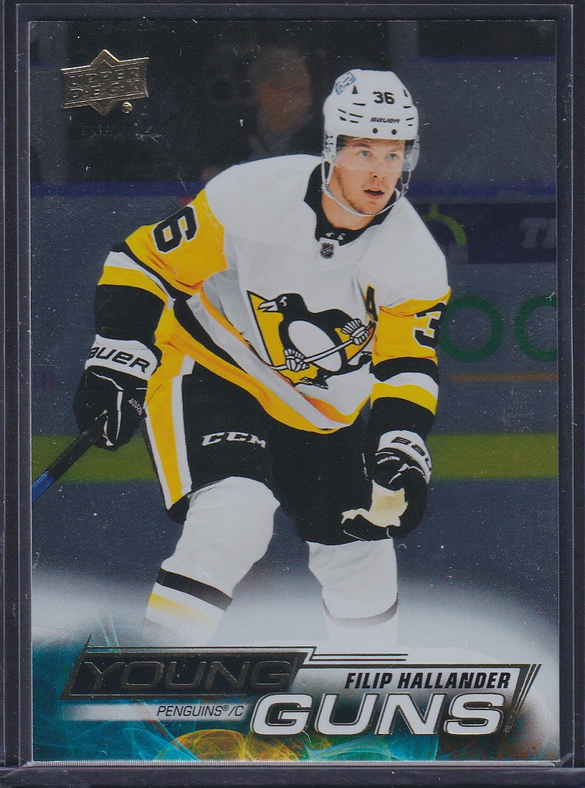 FILIP HALLANDER - 2022 Upper Deck Young Guns SILVER FOIL #477