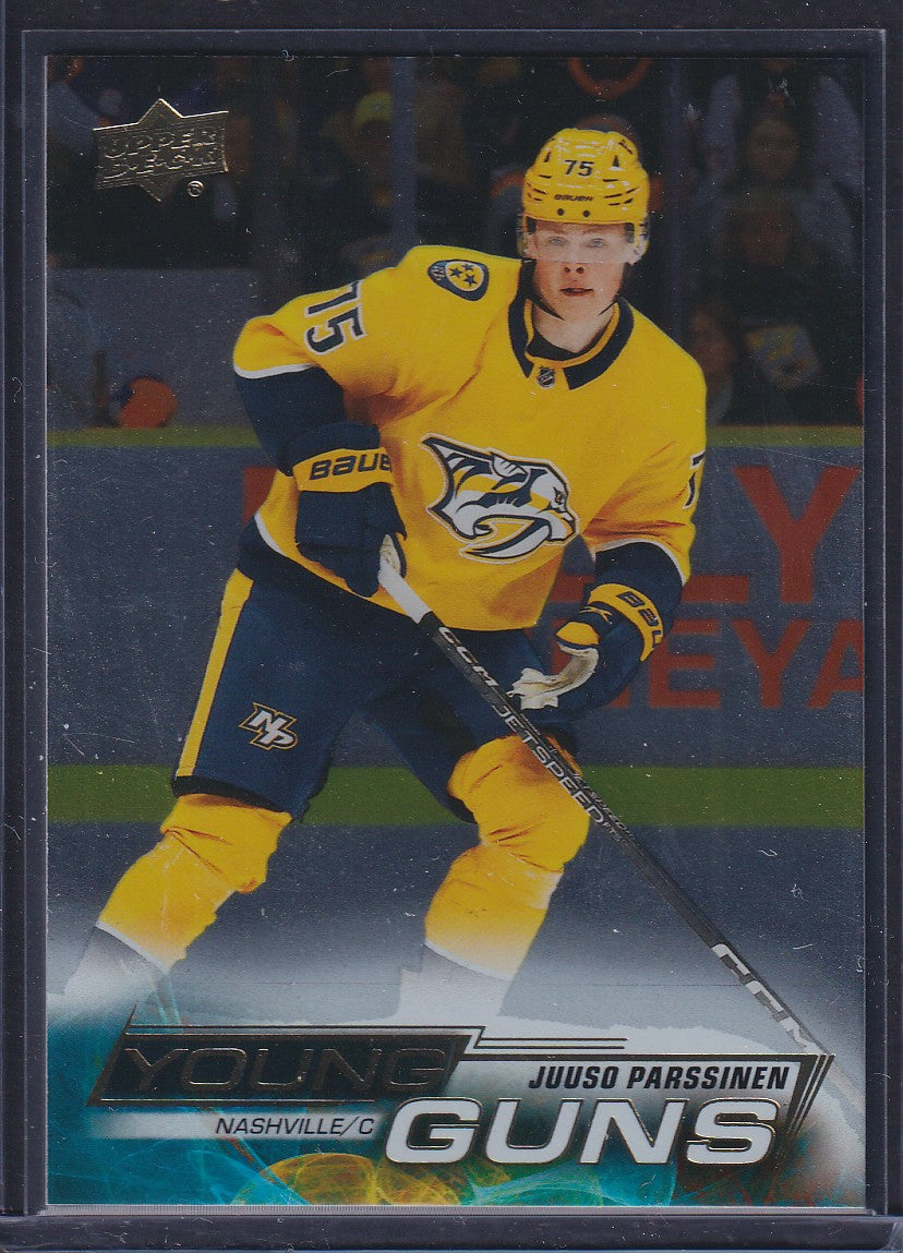 JUUSO PARSSINEN - 2022 Upper Deck Young Guns SILVER FOIL #706