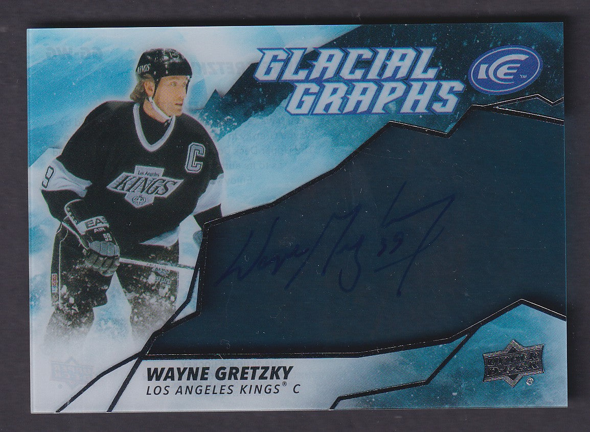 WAYNE GRETZKY - 2019 Upper Deck Ice Glacial Graphs Auto #GG-WG
