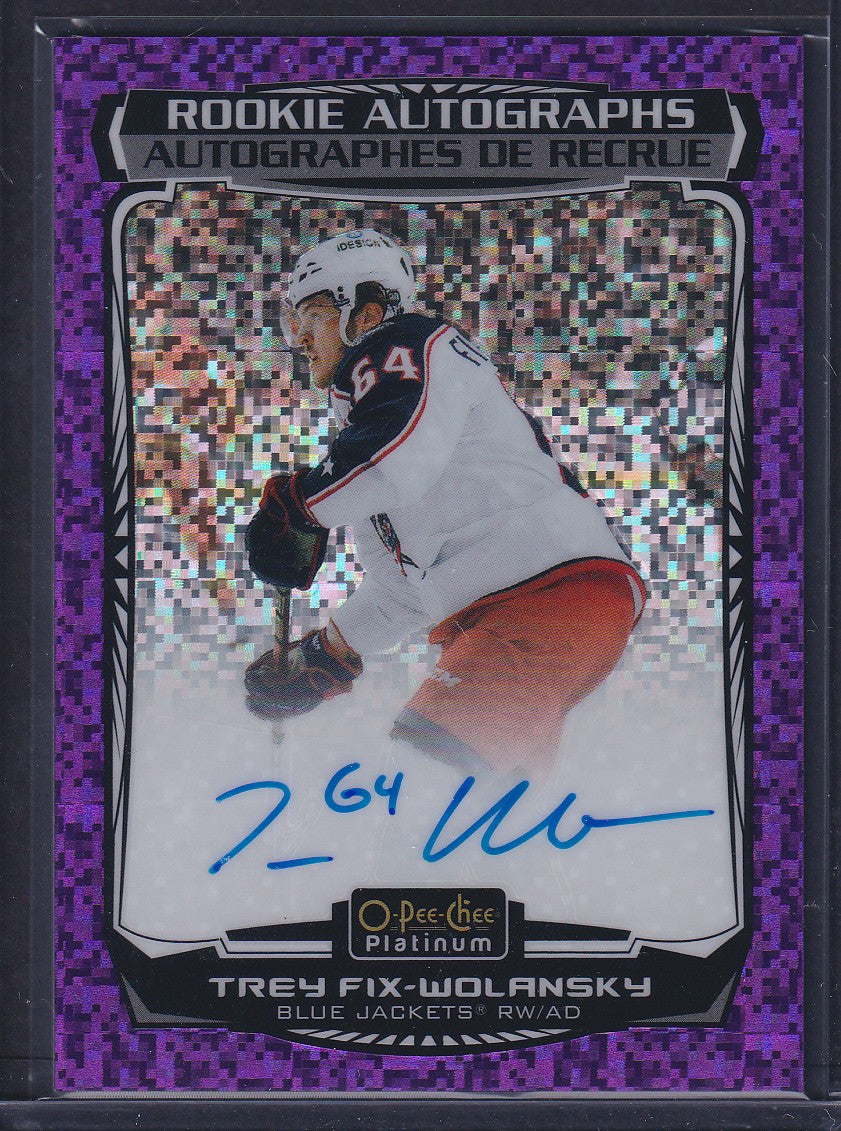 TREY FIX-WOLANSKY - 2022 O-Pee-Chee Rookie Autographs VIOLET PIXELS #R-TF, /99