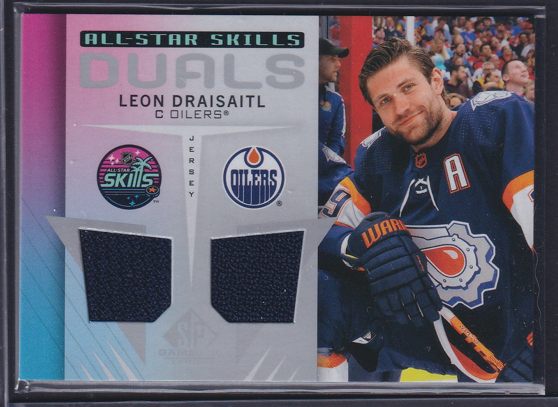 LEON DRAISAITL - 2023 SP Game Used All-Star Skills Duals Patches #ASD-LD