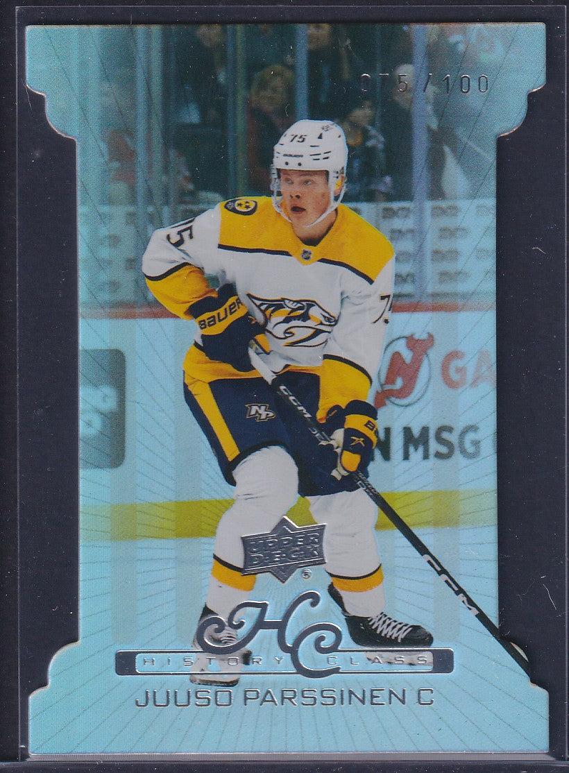 JUUSO PARSSINEN - 2022 Upper Deck Extended History Class Die Cut #HC-15, /100