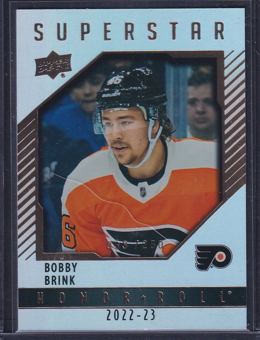 BOBBY BRINK - 2022 Upper Deck Superstar Honor Roll #HR76, /250