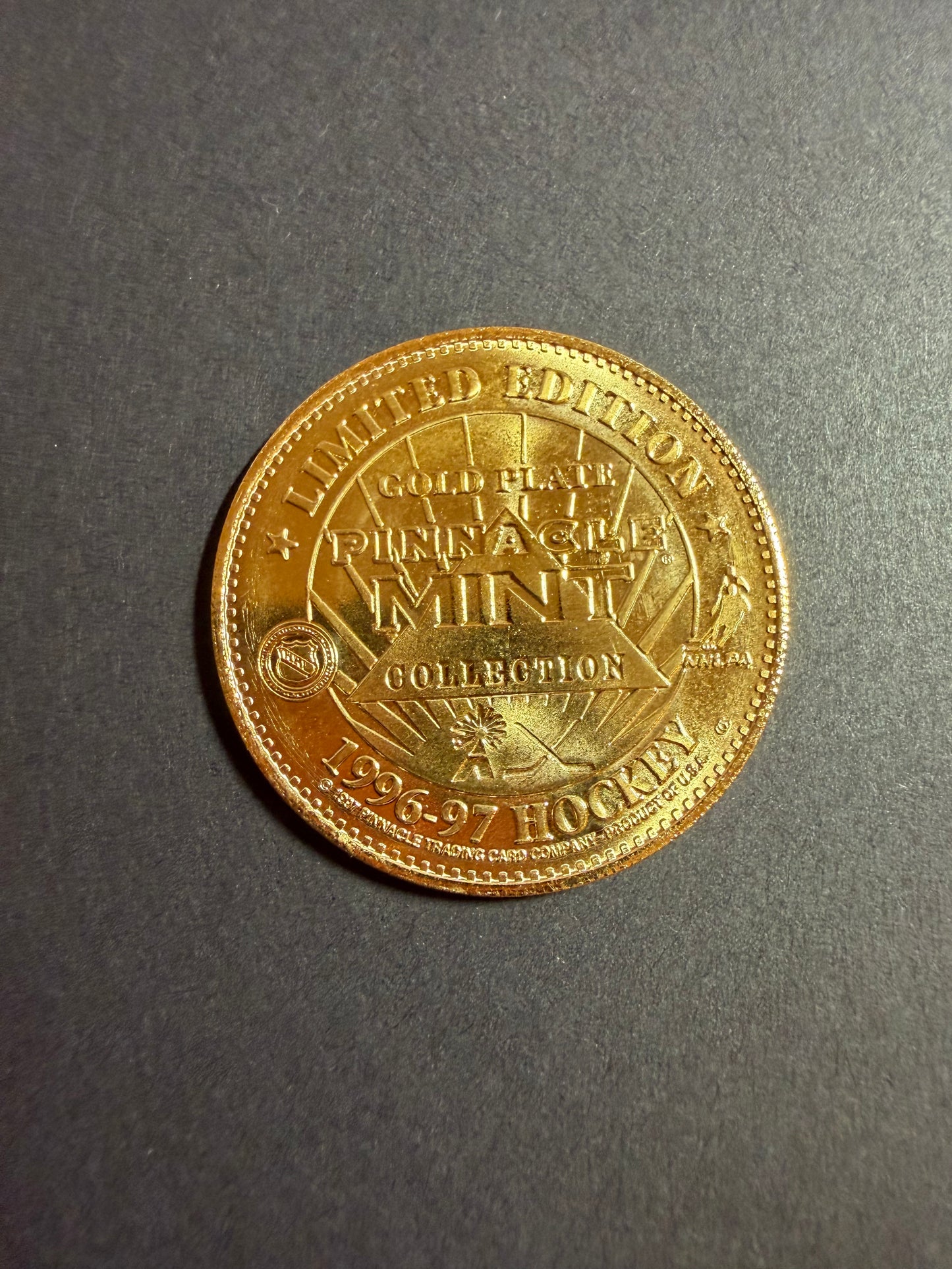 1996 Pinnacle Mint Collection - GOLD PLATED Coins and Cards - Read Description