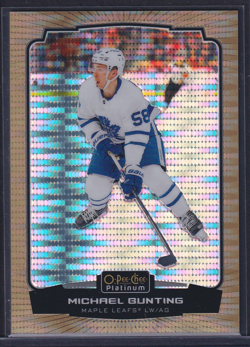 MICHAEL BUNTING - 2022 O-Pee-Chee Platinum SEISMIC GOLD #5, /50