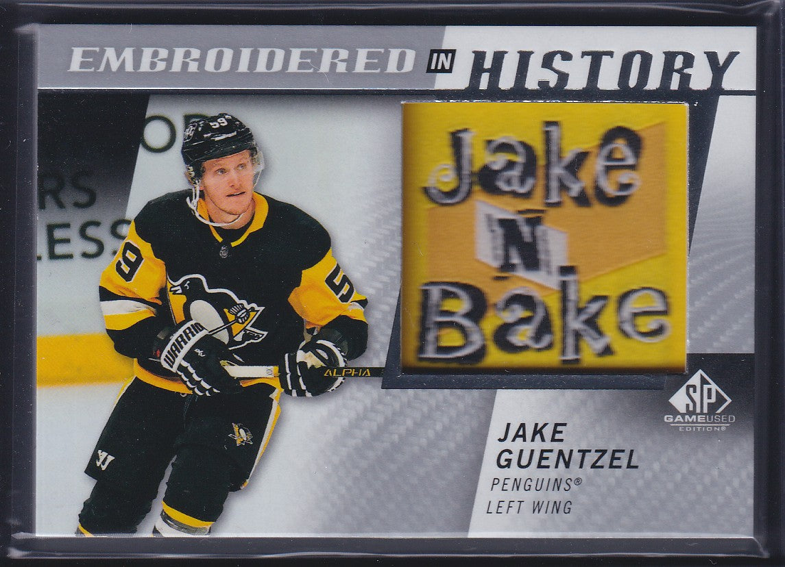 JAKE GUENTZEL - 2021 SP Game Used Embroidered in History #43