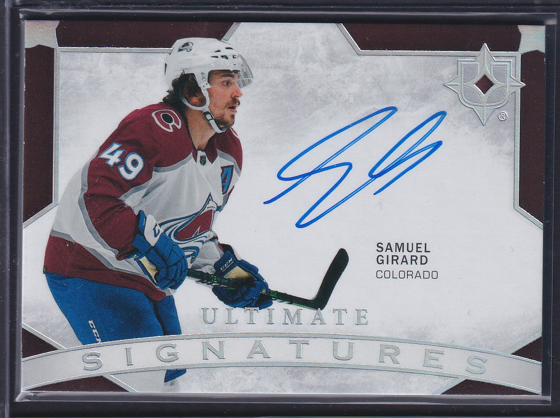 SAMUEL GIRARD - 2021 Upper Deck Ultimate Signatures Auto #US-SG