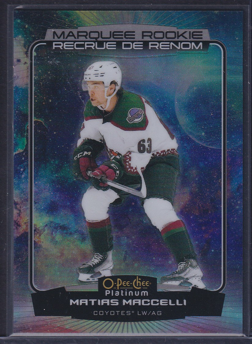 MATIAS MACCELLI - 2022 O-Pee-Chee Platinum Marquee Rookie COSMIC #233, /65