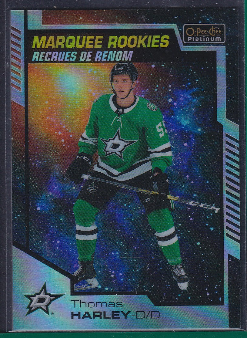 THOMAS HARLEY - 2020 O-Pee-Chee Platinum Marquee Rookies COSMIC #157, /65