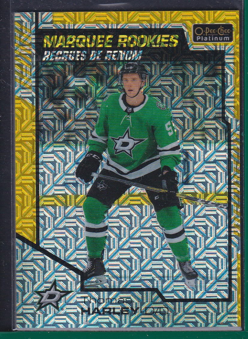 THOMAS HARLEY - 2020 O-Pee-Chee Platinum Marquee Rookies YELLOW TRAXX #157, /249