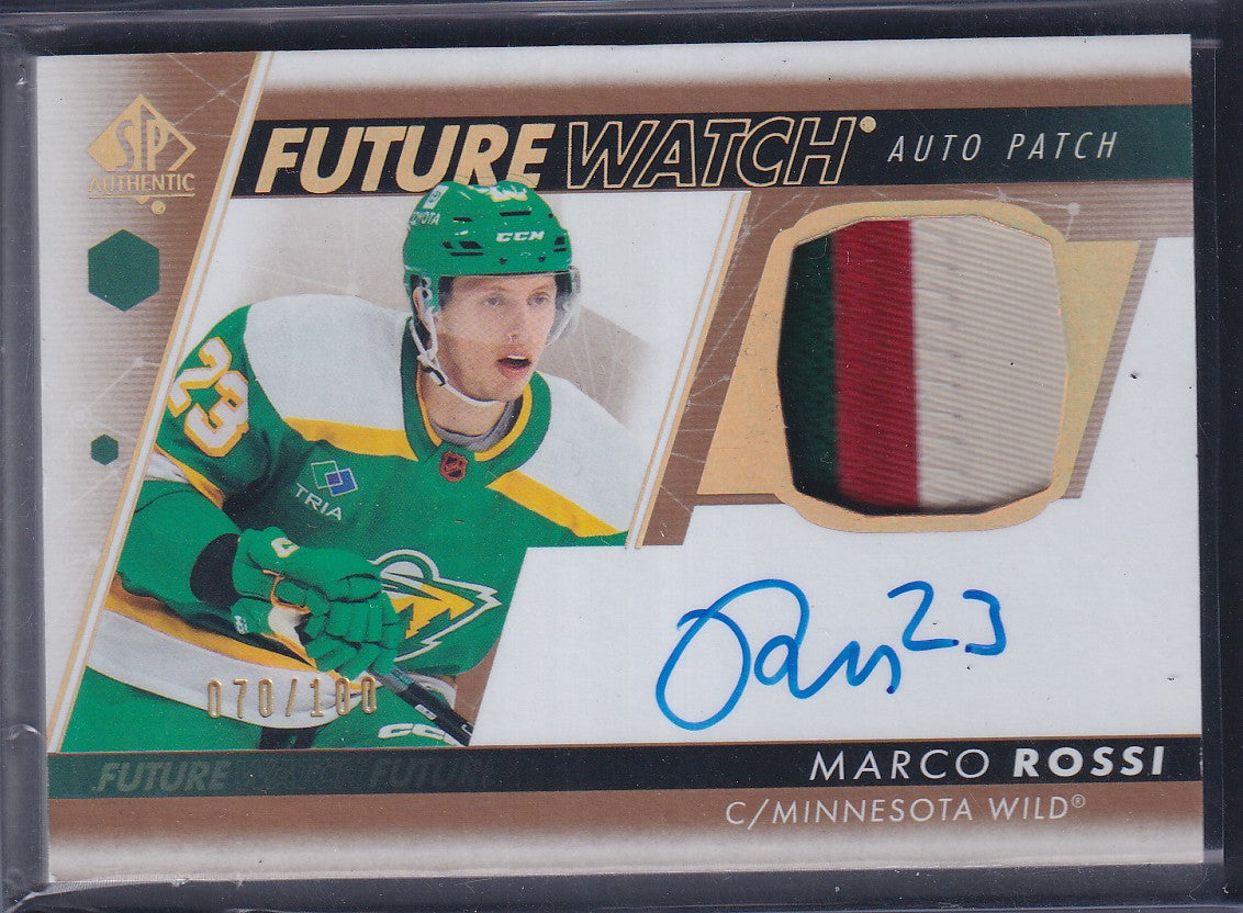 MARCO ROSSI - 2022 SP Authentic Future Watch Auto Patch #FWAP-MR, /100