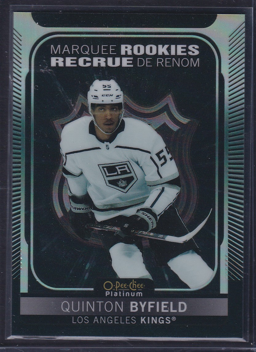 QUINTON BYFIELD - 2021 O-Pee-Chee Marquee Rookies BLACK SHIELD VARIANT #202