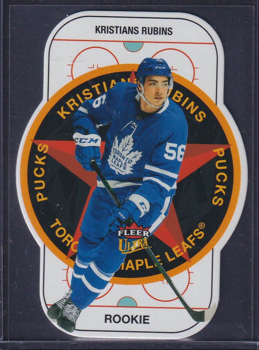 KRISTIANS RUBINS - 2021 Fleer Ultra Pucks Die Cut #88