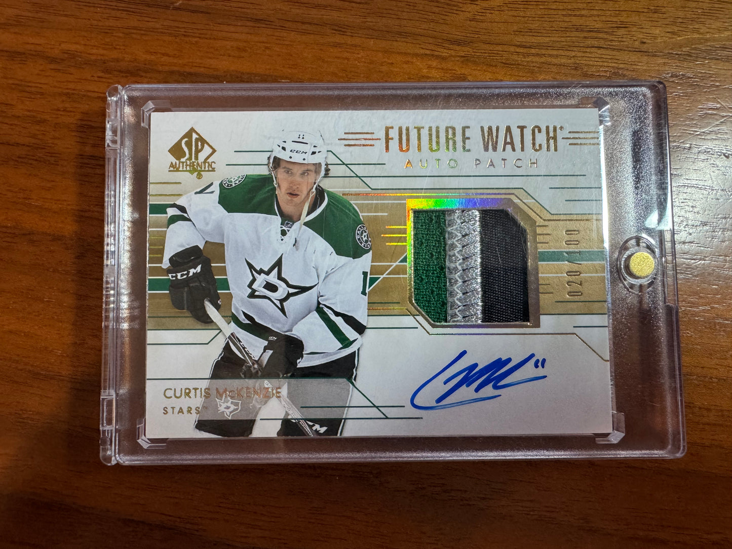 CURTIS MCKENZIE - 2014 SP Authentic Future Watch Auto Patch #272, /100
