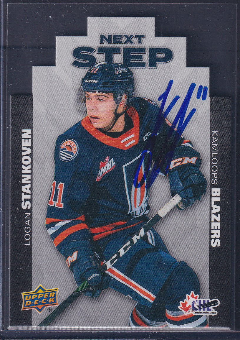 LOGAN STANKOVEN - 2021 CHL Hockey Next Step IN PERSON AUTO #NS-7
