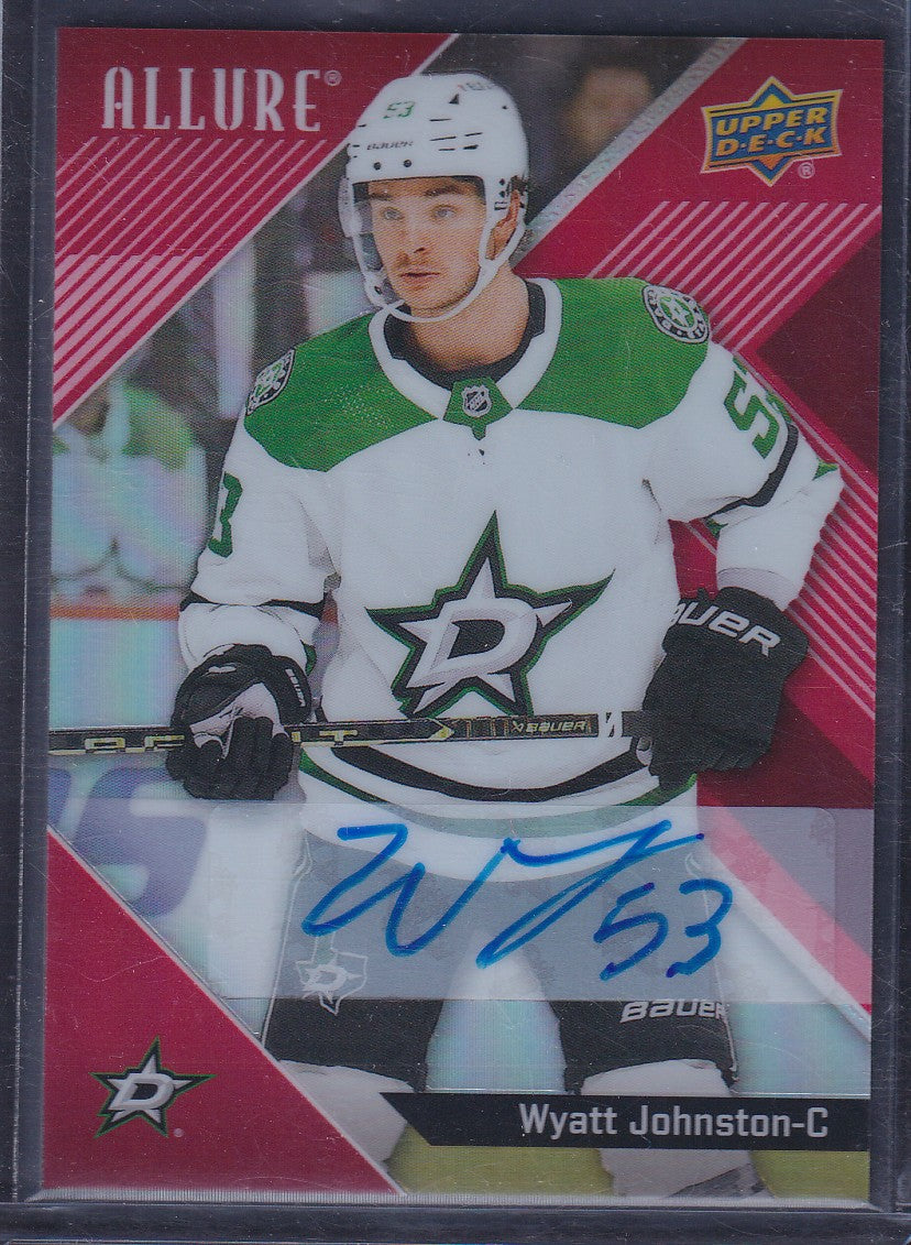 WYATT JOHNSTON - 2024 Upper Deck Allure Red Rainbow Auto #91