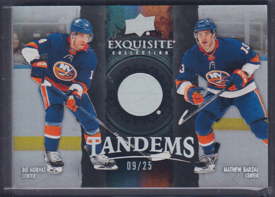 HORVAT / BARZAL - 2024 Upper Deck Exquisite Tandems #ET-HB, /25