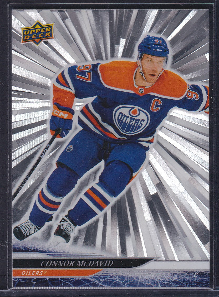 CONNOR MCDAVID - 2024 Upper Deck Series 1 SILVER OUTBURST #74