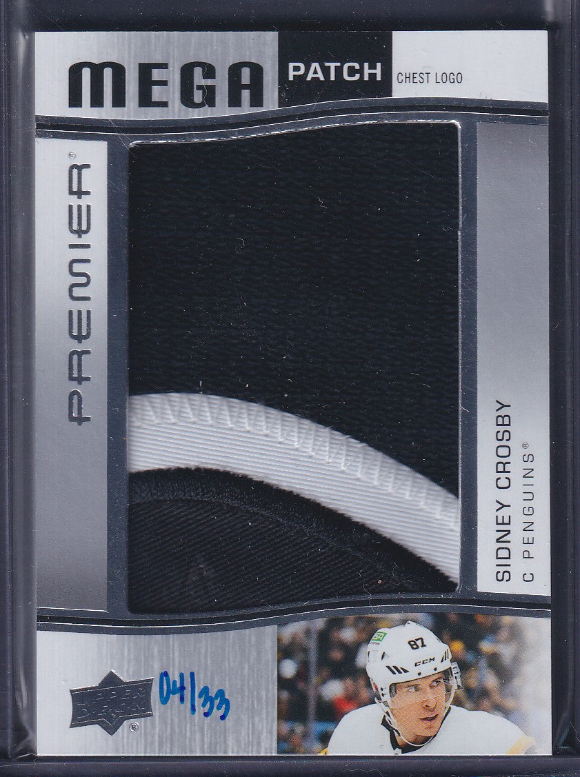 SIDNEY CROSBY - 2023 Upper Deck Premier Mega Patch #PMP-SC, /33