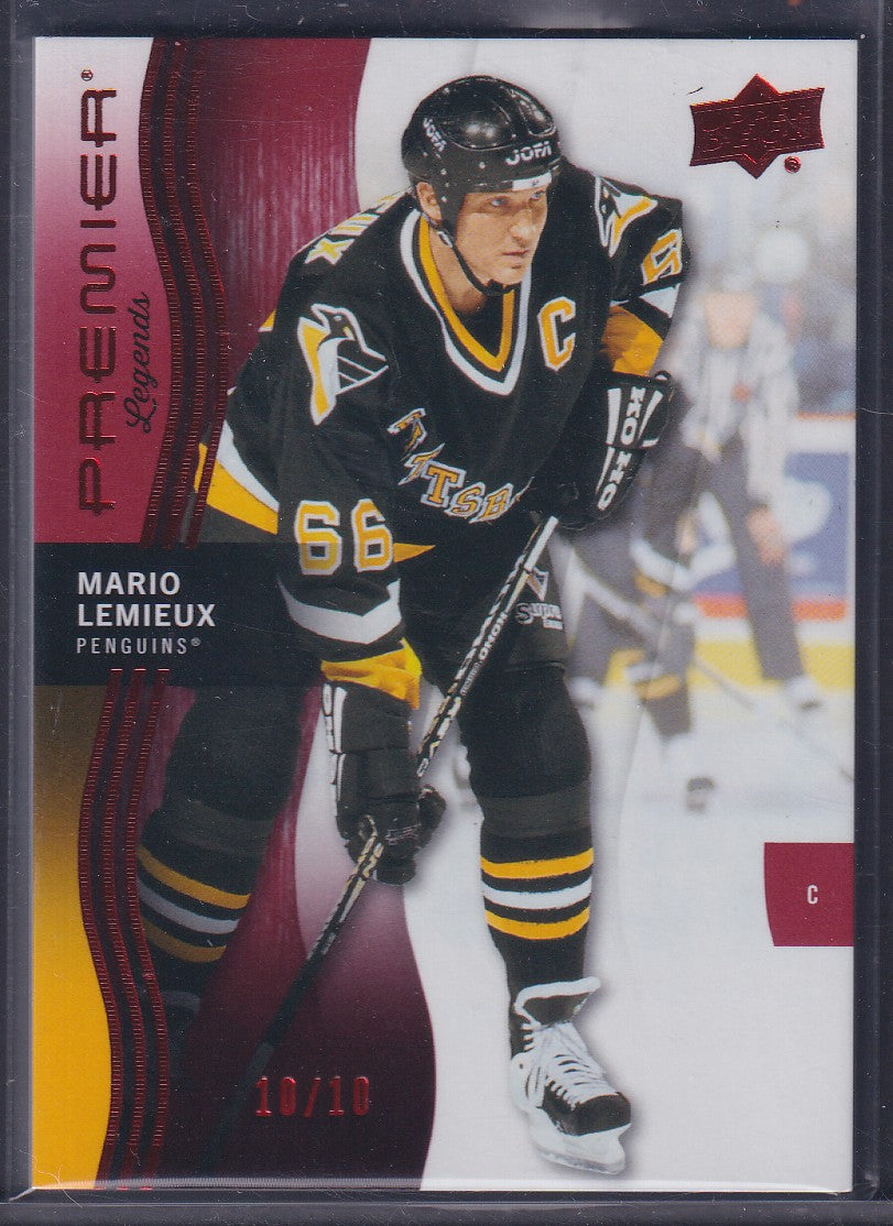 MARIO LEMIEUX - 2023 Upper Deck Premier Legends #95, /10