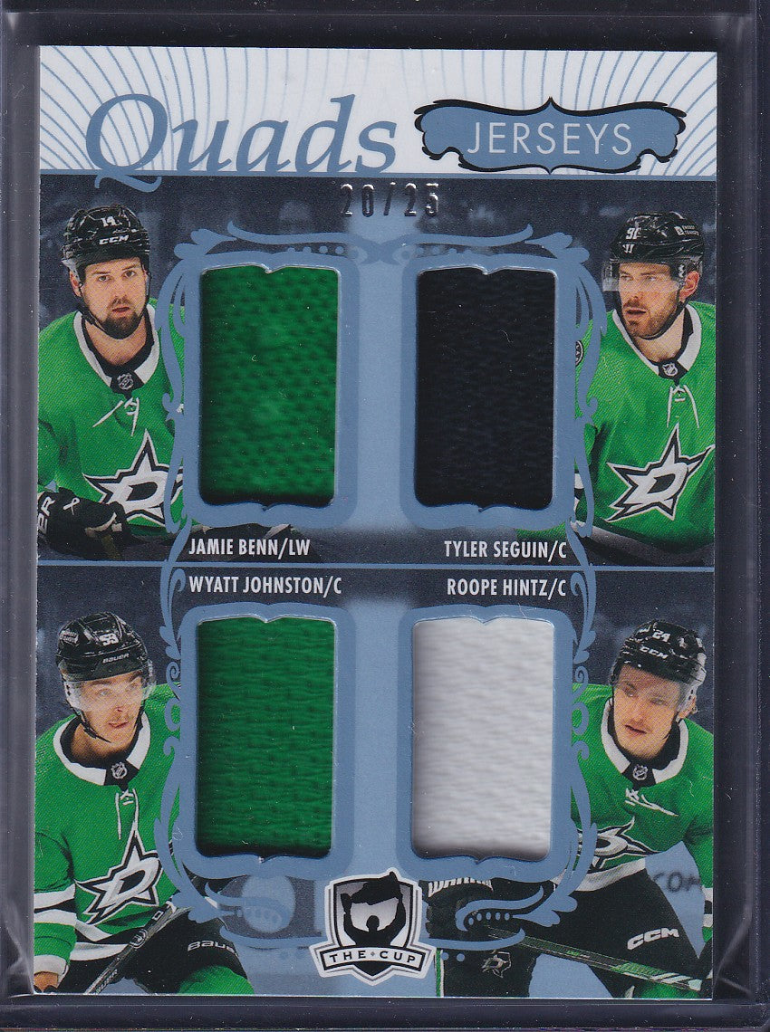 BENN / SEGUIN / JOHNSTON / HINTZ - 2023 The Cup Quads Jerseys #C4-BSHJ, /25