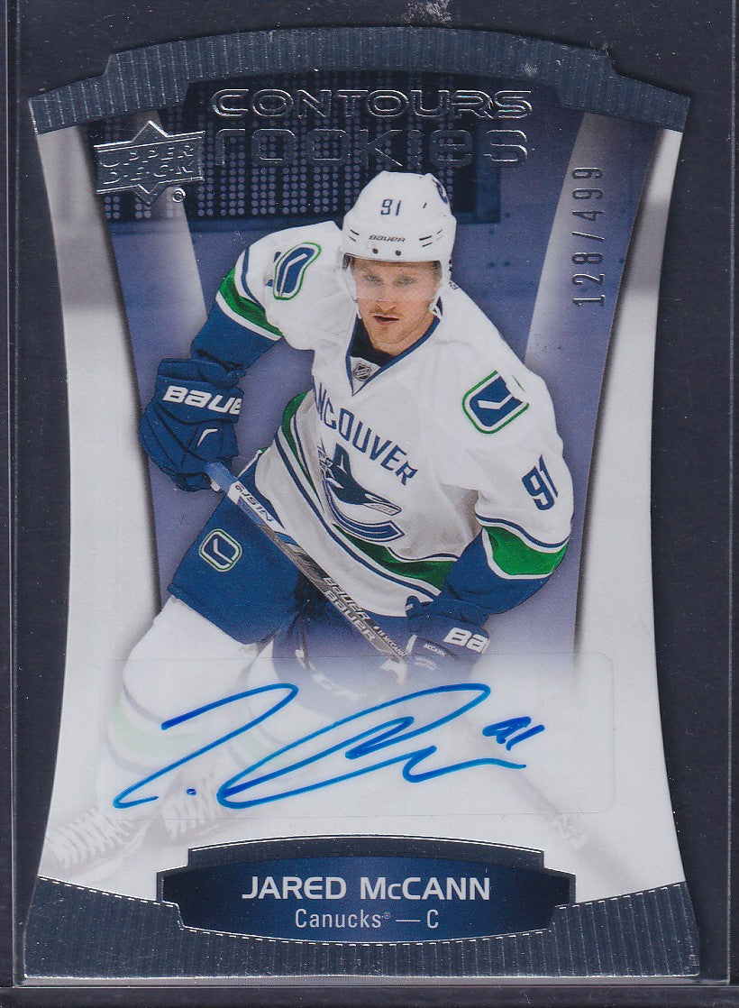 JARED MCCANN - 2015 Upper Deck Contours Rookies Auto #128, /499