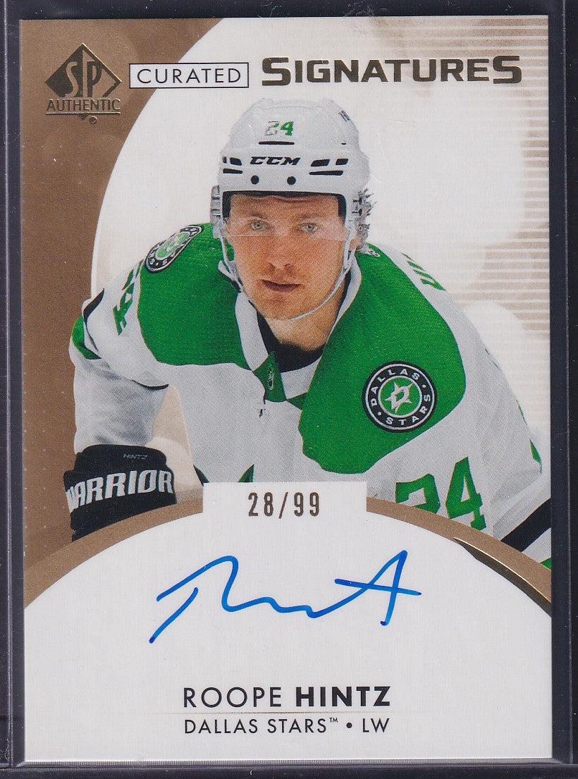 ROOPE HINTZ - 2023 SP Authentic Curated Signatures Auto #SPC-RH, /99
