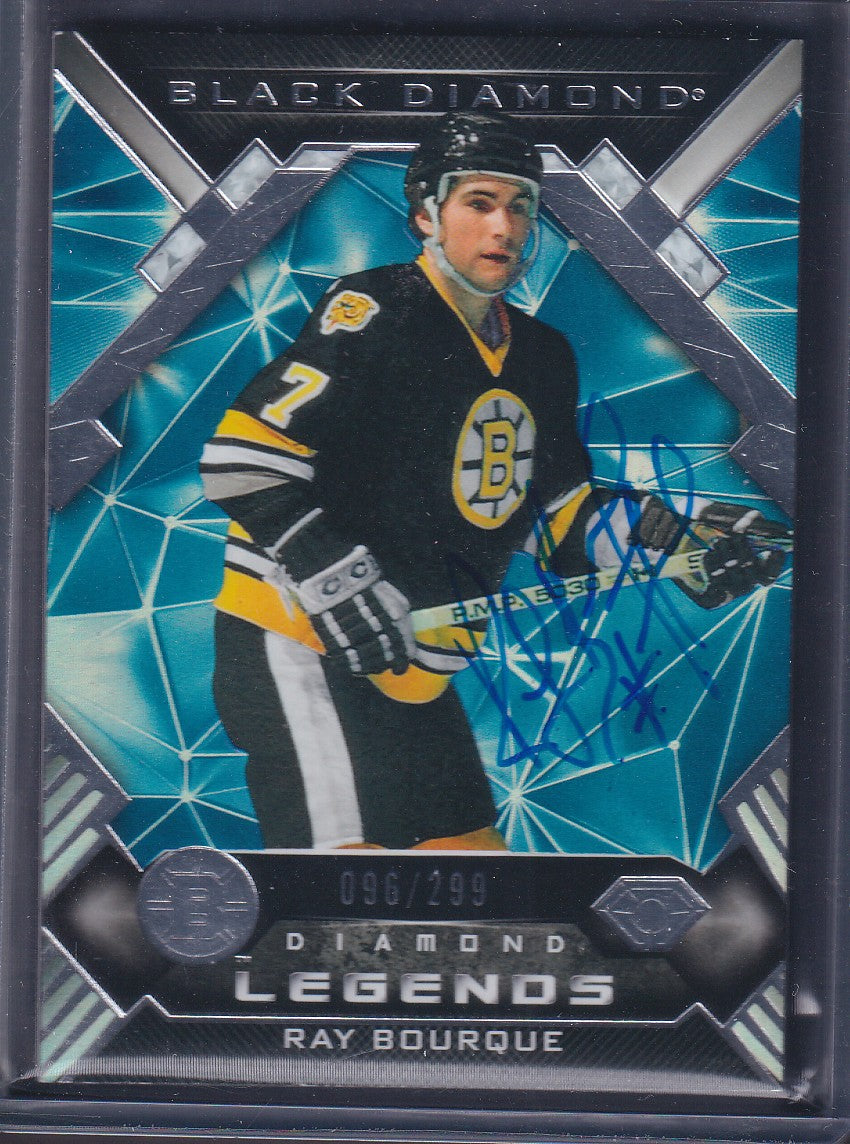 RAY BOURQUE - 2022 Black Diamond Legends #BDL-RB, IN PERSON AUTO