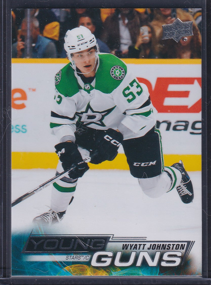 WYATT JOHNSTON - 2022 Upper Deck Young Guns #459 (small white edge on back)