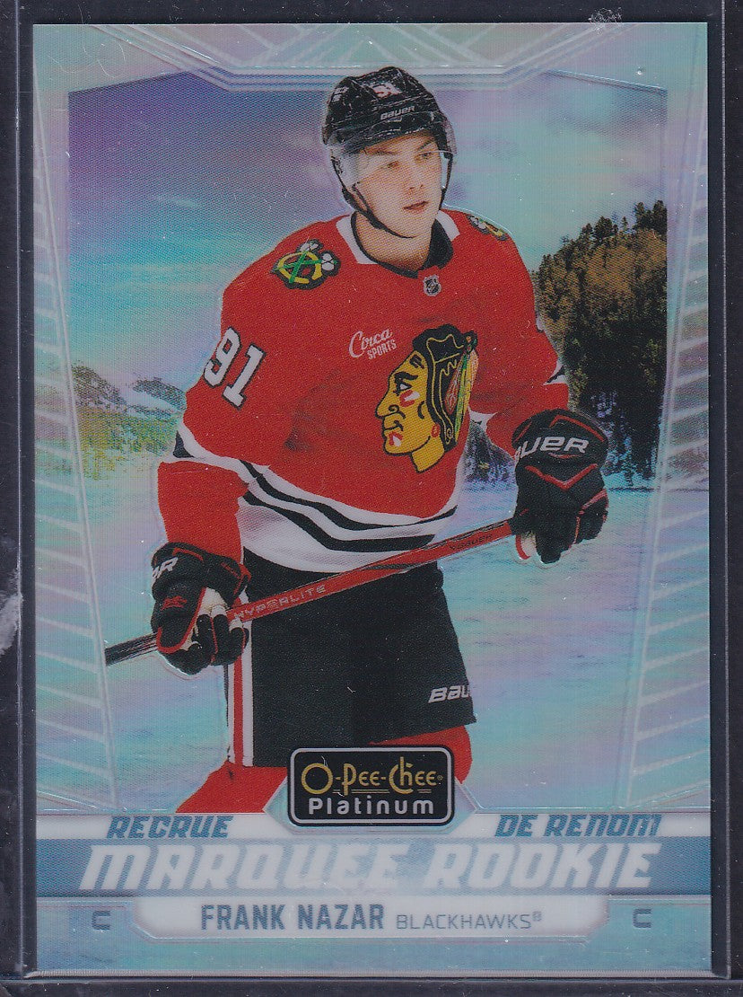 FRANK NAZAR - 2024 O-Pee-Chee Plat Marquee Rookie POND HOCKEY #206