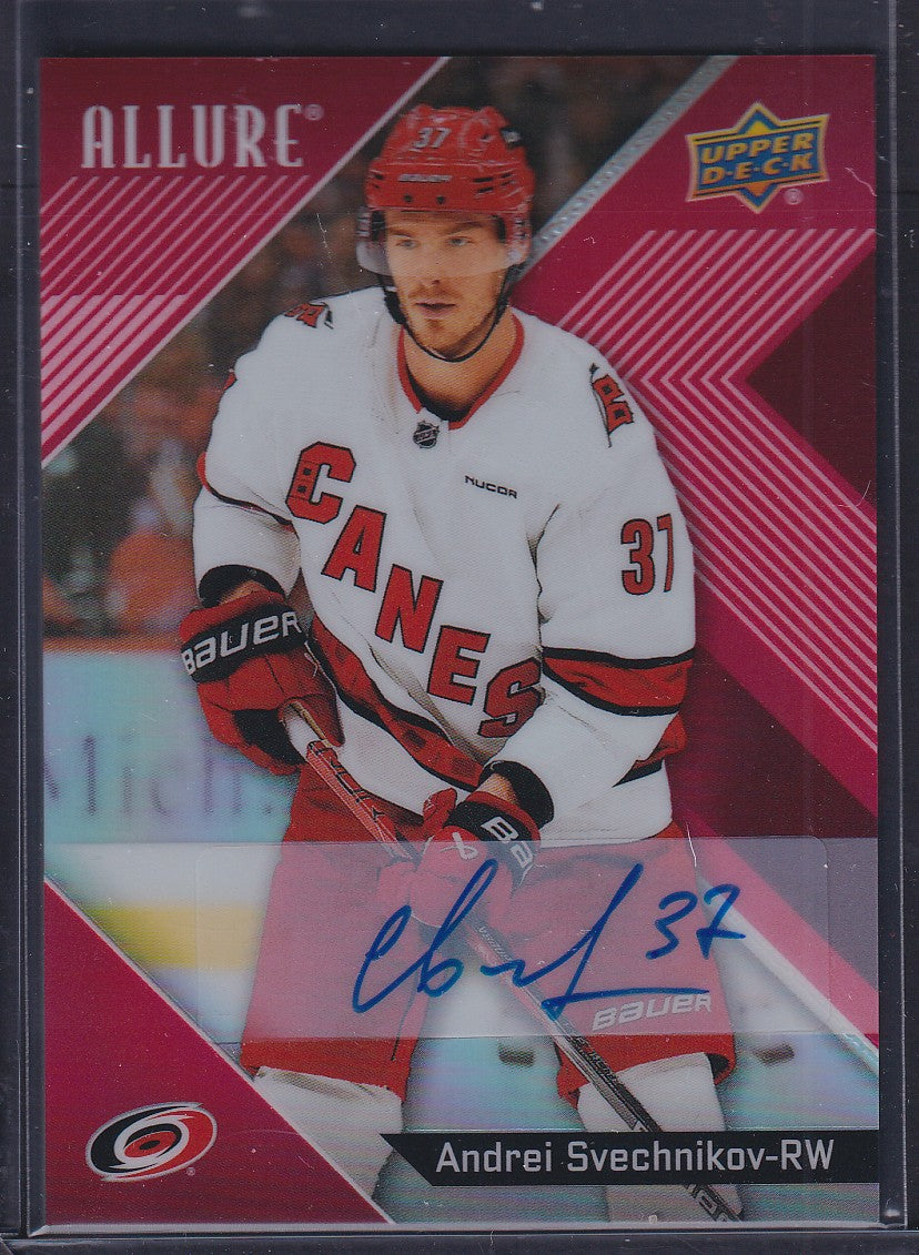 ANDREI SVECHNIKOV - 2024 Upper Deck Allure RED RAINBOW AUTO #27