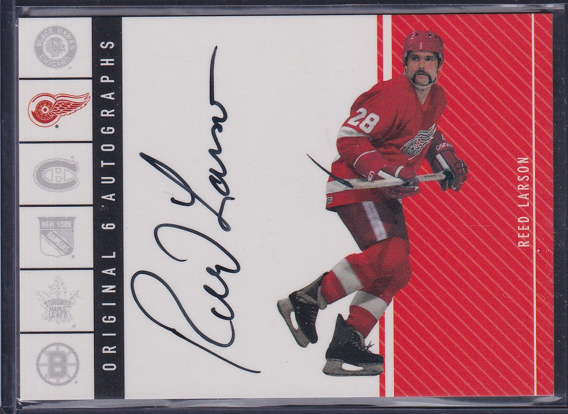 REED LARSON - 2002 Parkhurst Original 6 Autographs #OS-RL