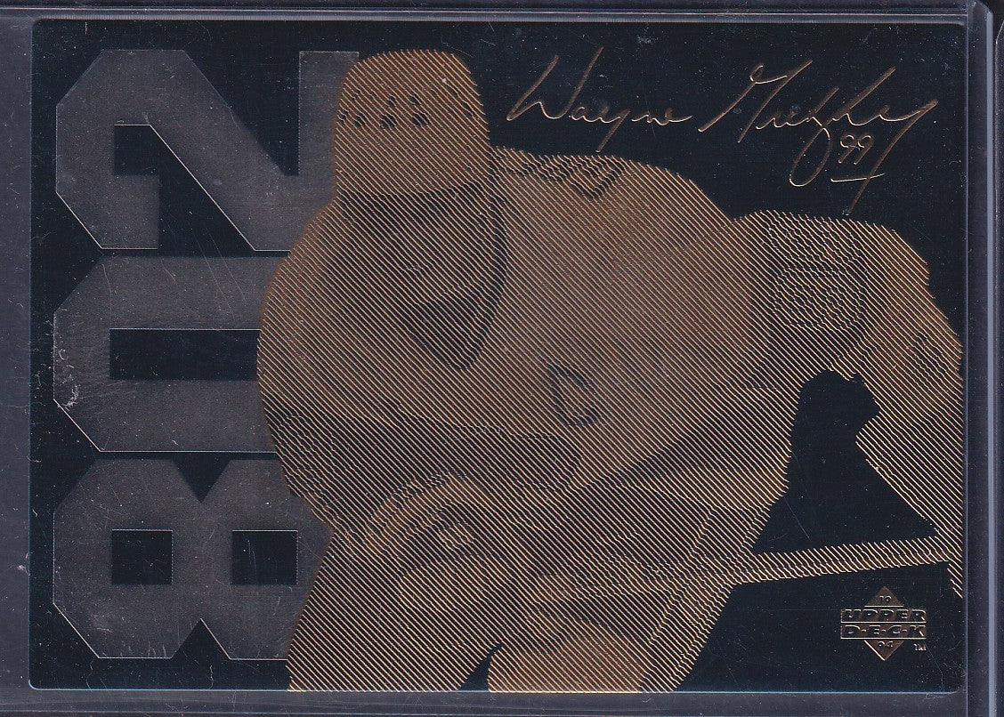 WAYNE GRETZKY - 1994 Upper Deck 802 Goals Commemorative 24k Gold Card /3500