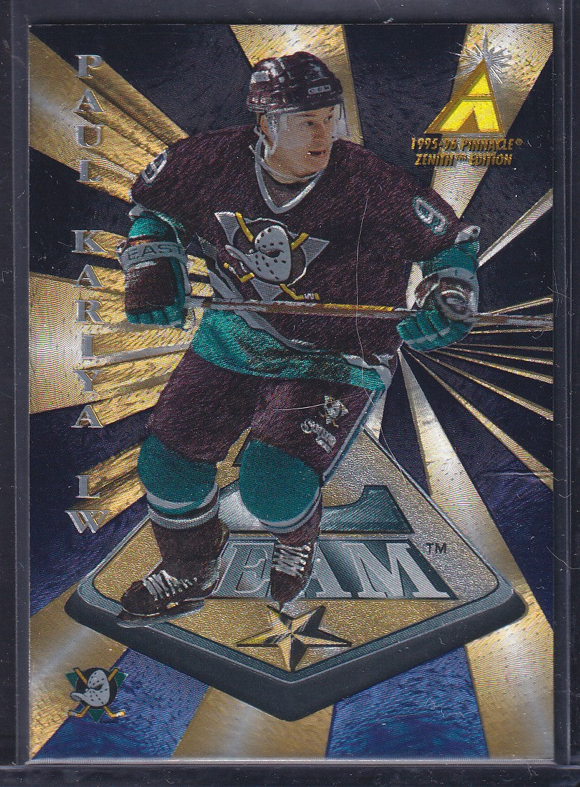 PAUL KARIYA - 1995 Pinnacle Zenith Z Team #14