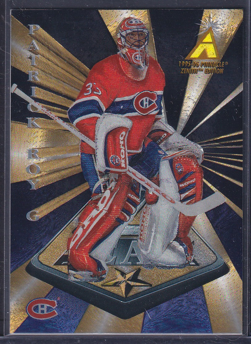 PATRICK ROY - 1995 Pinnacle Zenith Z Team #1