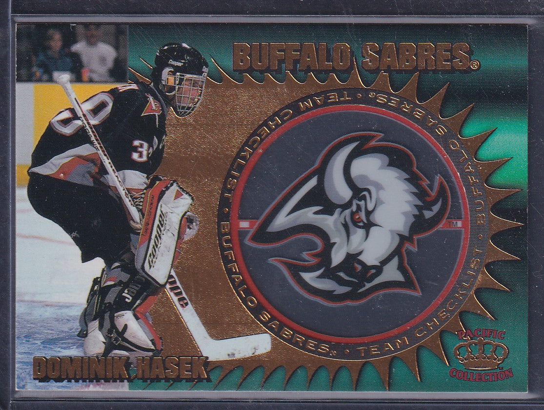 DOMINIK HASEK - 1997 Pacific Collection Team Checklist #3